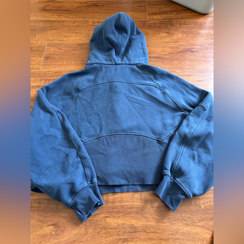 Women’s Lululemon Oversized Half Zip Hoodie in Navy Blue. Size XL/XXL. - Picture 2 of 3